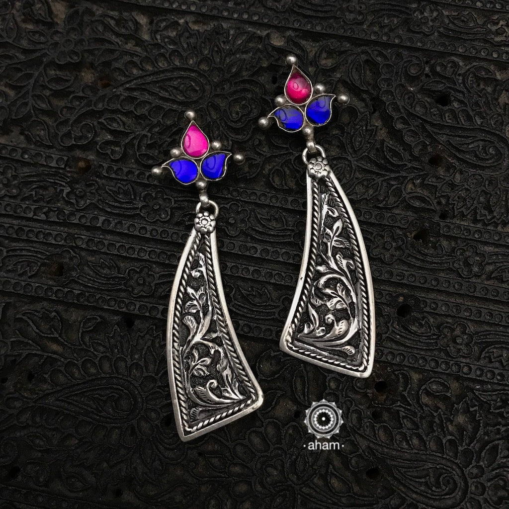 925 Sterling Silver Filigree Teardrop Earrings – Jewelry Celebrity
